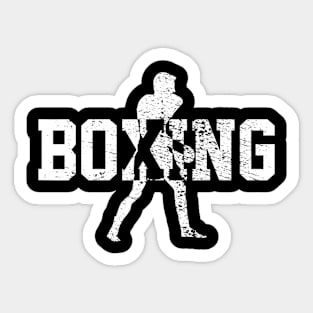 Boxing Vintage Gift Sticker